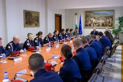 Посещение на курсанти при Президента на Република България