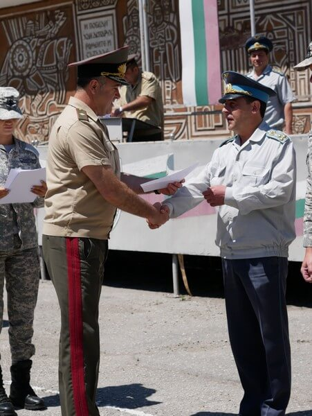 Награден знак за полк. Дилян Димитров