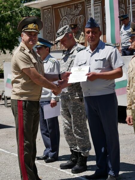 Награден знак за полк. Дилян Димитров