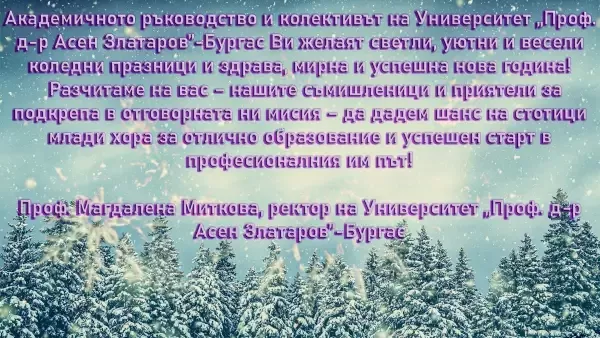 Поздравителен адрес за Новата 2023 година