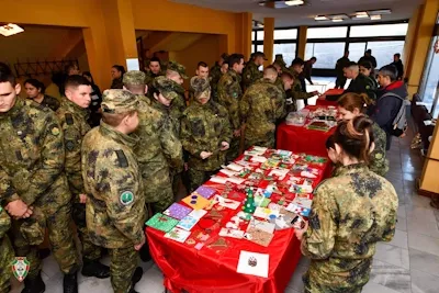 Коледен благотворителен в Национален военен университет "Васил Левски" 