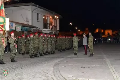 Заря-проверка по повод националния празник 3 март