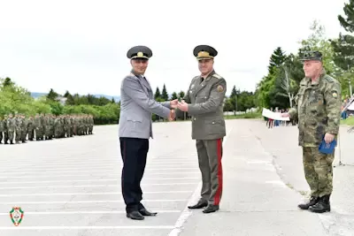 Полковник Георги Пенчев се прости с бойното знаме на НВУ и премина в запаса