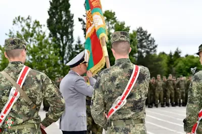 Полковник Георги Пенчев се прости с бойното знаме на НВУ и премина в запаса